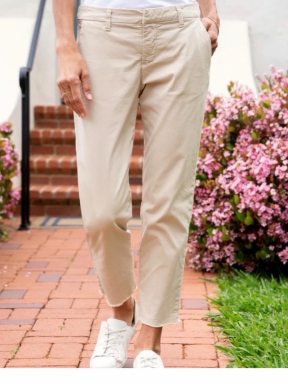Frank & Eileen Cropped Chino Pants